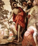 VERONESE (Paolo Caliari) St John the Baptist Preaching  wr oil painting artist